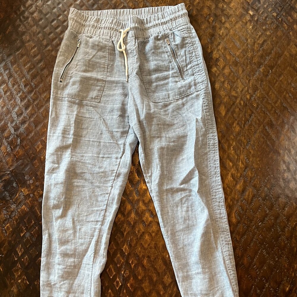 Athleta Cabo linen joggers, size 6 tall